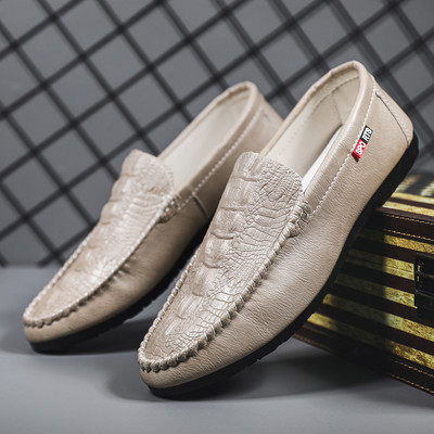 Ανδρικά μοκασίνια casual μοντέλο από οικολογικό δέρμα