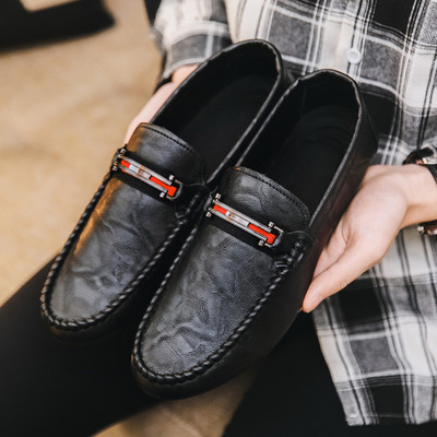 Ανδρικά μοκασίνια casual μοντέλο από οικολογικό δέρμα