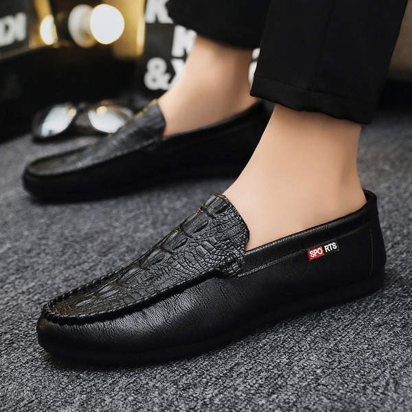 Ανδρικά μοκασίνια casual μοντέλο από οικολογικό δέρμα
