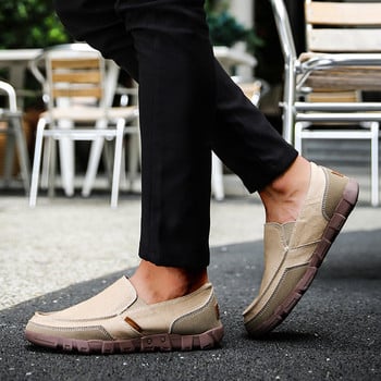 Casual φλατ σόλα loafers για άνδρες