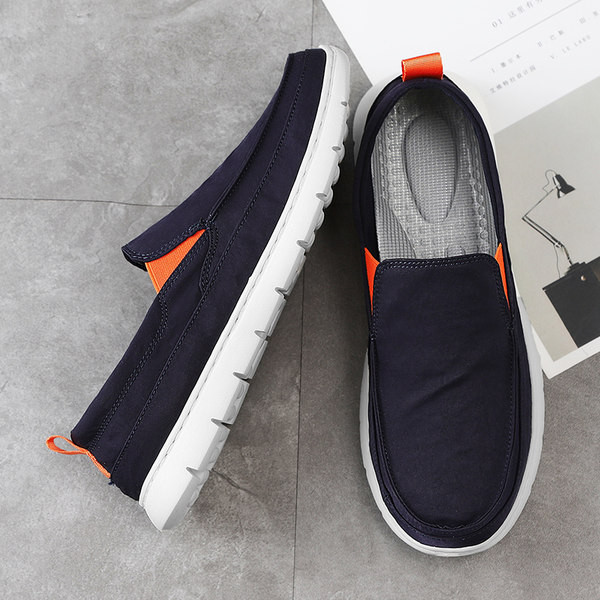 Jauna modeļa vīriešu audekla mokasīni vairākās krāsās