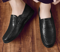 Ikdienas vīriešu mokasīni melnā un brūnā krāsā