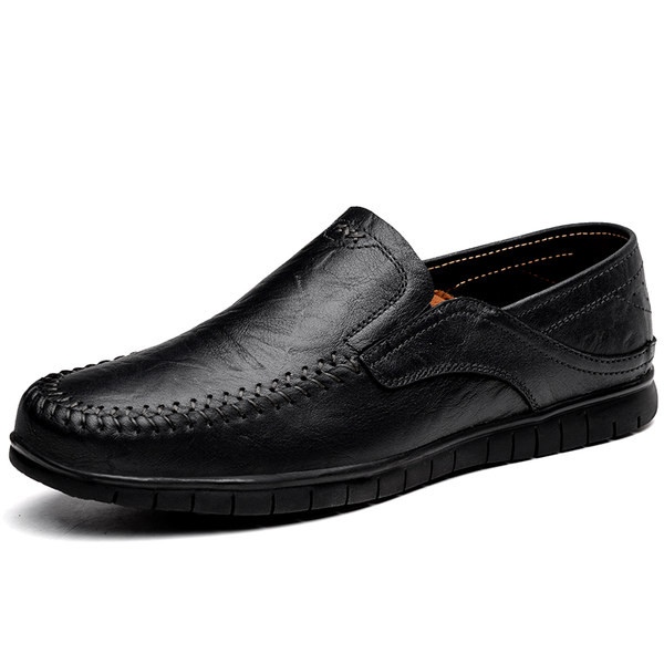 Ikdienas vīriešu mokasīni melnā un brūnā krāsā
