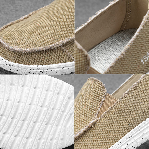 Lapos talpú vászoncipők férfiaknak