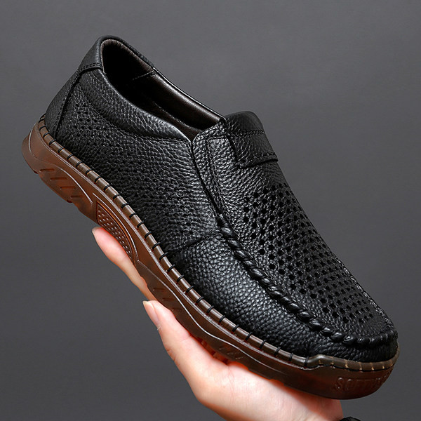 Vīriešu ādas elpojošie kurpes