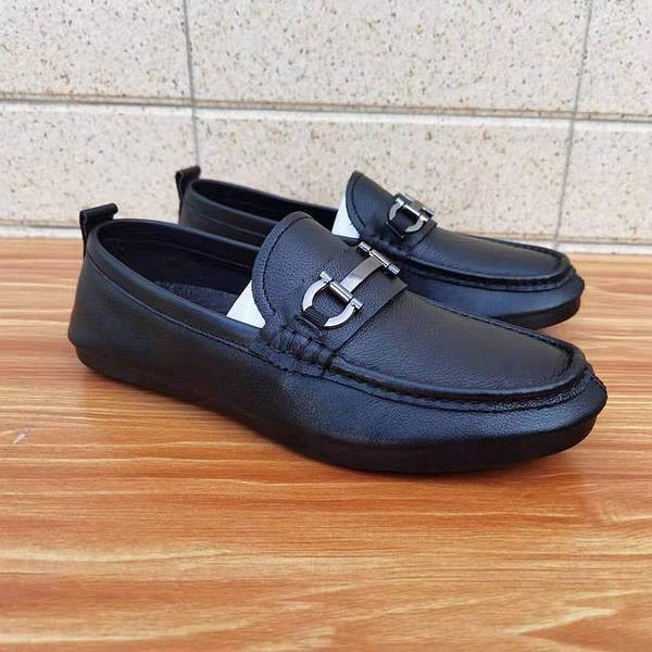 Muške casual mokasine s metalik elementom