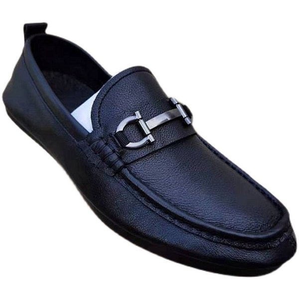 Muške casual mokasine s metalik elementom
