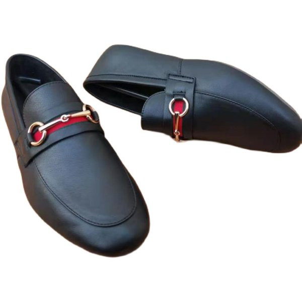 Vīriešu eleganti mokasīni ar sprādzi