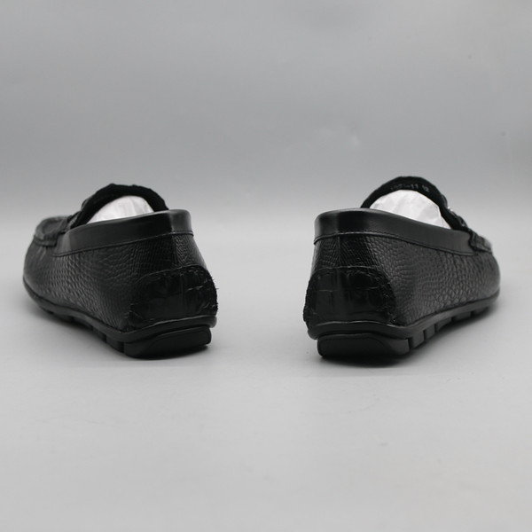 Elegáns férfi mokaszinok öko bőrből