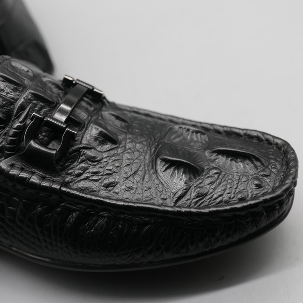 Elegáns férfi mokaszinok öko bőrből