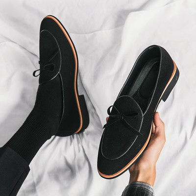 Ανδρικά loafers με κορδέλα