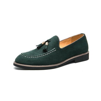 Ανδρικά βρετανικού στιλ Eco Suede Lace Up Loafers