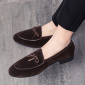 Ανδρικά κομψά loafers με κορδέλα