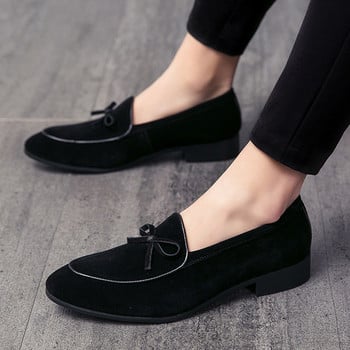 Ανδρικά κομψά loafers με κορδέλα