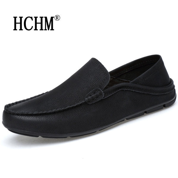 Alkalmi férfi bőr mokaszinok - két modell