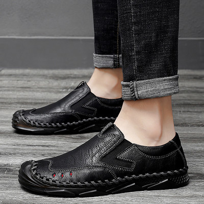 Vīriešu stilīgi eko ādas mokasīni, vairāki modeļi