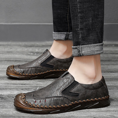 Vīriešu stilīgi eko ādas mokasīni, vairāki modeļi