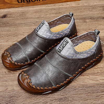 Vīriešu stilīgi eko ādas mokasīni, vairāki modeļi