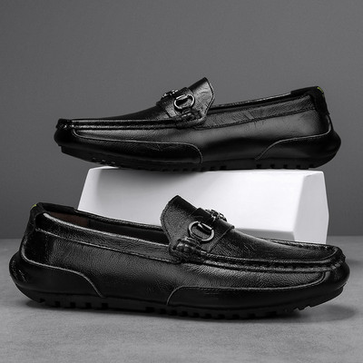 Ανδρικά casual δερμάτινα loafers