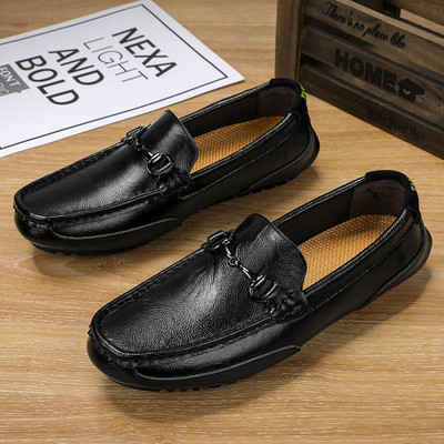 Ανδρικά casual δερμάτινα loafers