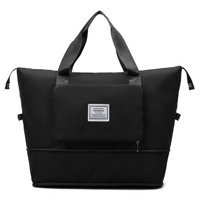 Ceļojumu soma ar rokturi un apdruku