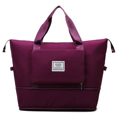 Ceļojumu soma ar rokturi un apdruku