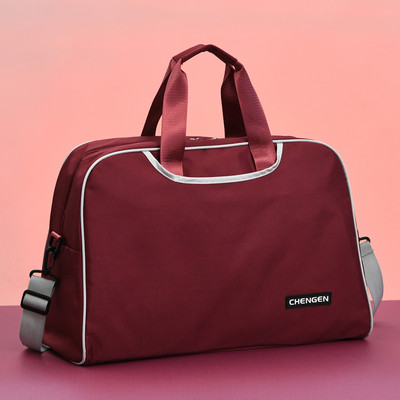 Tekstila ceļojumu soma vīriešiem un sievietēm ar garu rokturi