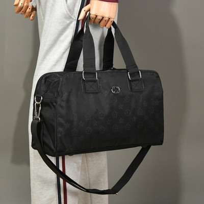 Ανδρική υφασμάτινη casual τσάντα μακριάς λαβής