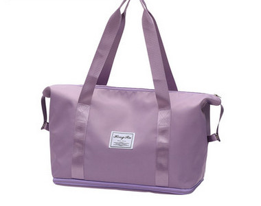 Τσάντα ταξιδιού με στάμπα και χερούλι