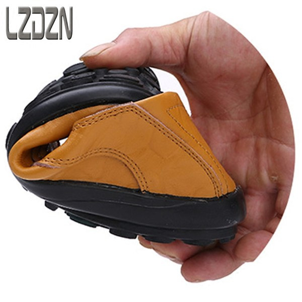 Férfi eco bőr mokaszin, elegáns modell