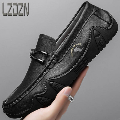 Eko bőrből készült alkalmi modell férfi mokaszinok