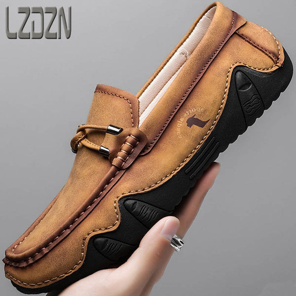 Eko bőrből készült alkalmi modell férfi mokaszinok