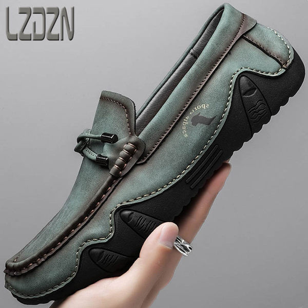 Eko bőrből készült alkalmi modell férfi mokaszinok