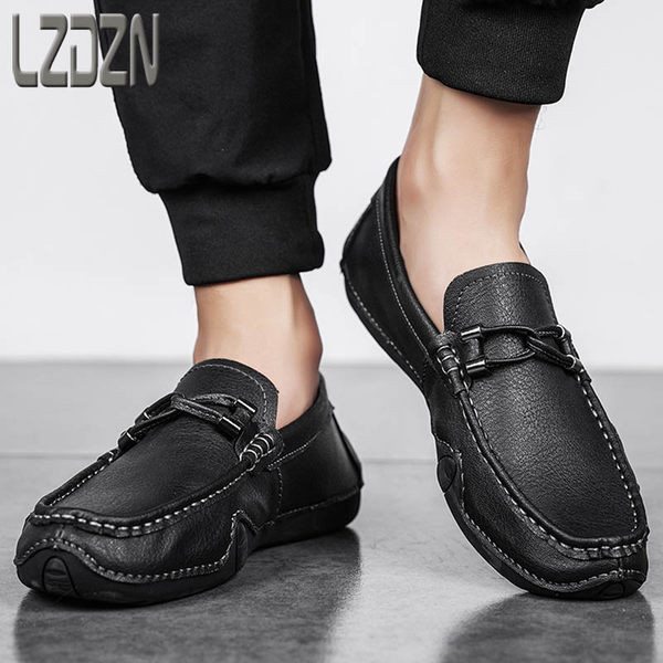 Eko bőrből készült alkalmi modell férfi mokaszinok