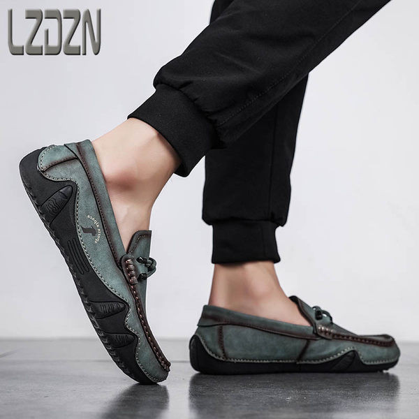 Eko bőrből készült alkalmi modell férfi mokaszinok