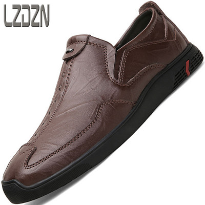 Alkalmi férfi bőrcipő fekete és barna színben