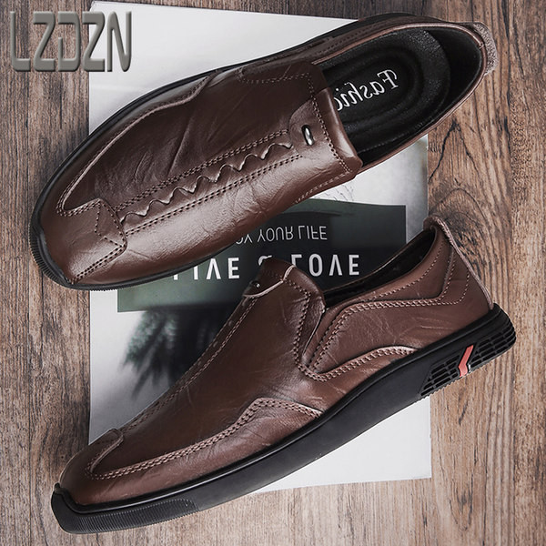 Alkalmi férfi bőrcipő fekete és barna színben