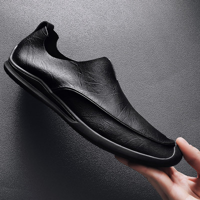 Eleganti vīriešu mokasīni no eko ādas