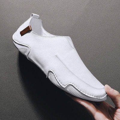 Ανδρικά μοκασίνια από οικολογικό δέρμα - πολλά μοντέλα