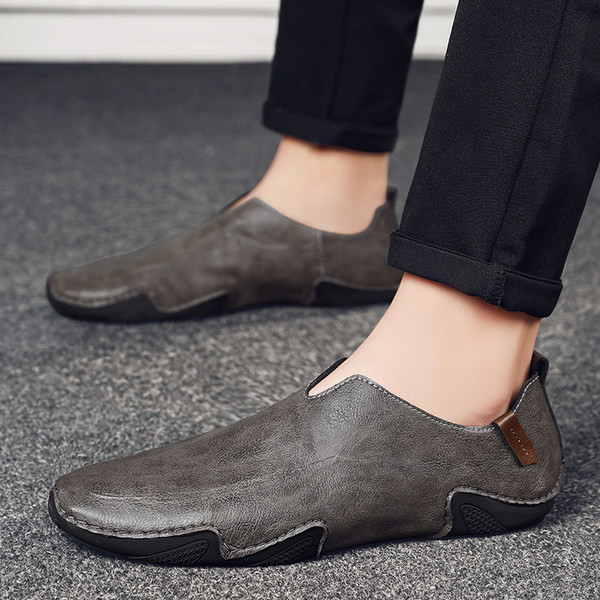 Ανδρικά μοκασίνια από οικολογικό δέρμα - πολλά μοντέλα