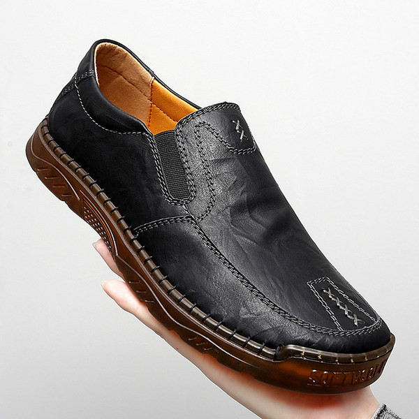 Novi model muških cipela od eko kože - crne i braon boje