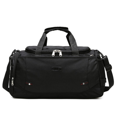 Τσάντα πάνινη για άνδρες και γυναίκες με φερμουάρ στο πλάι