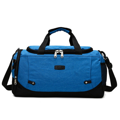 Τσάντα πάνινη για άνδρες και γυναίκες με φερμουάρ στο πλάι