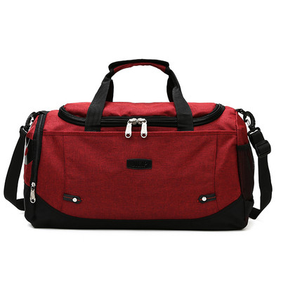 Τσάντα πάνινη για άνδρες και γυναίκες με φερμουάρ στο πλάι