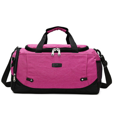 Τσάντα πάνινη για άνδρες και γυναίκες με φερμουάρ στο πλάι