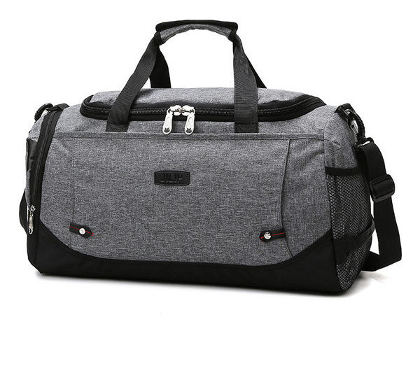 Τσάντα πάνινη για άνδρες και γυναίκες με φερμουάρ στο πλάι