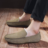 Ανδρικά μοκασίνια με φόδρα