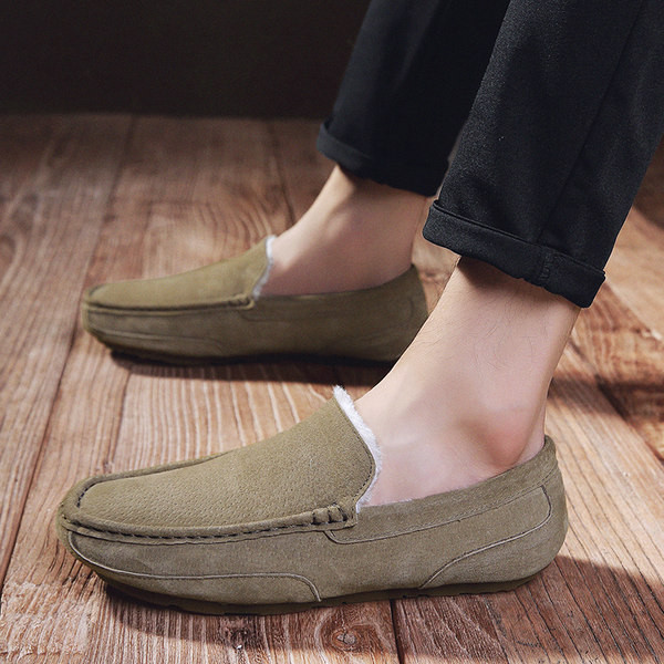 Ανδρικά μοκασίνια με φόδρα