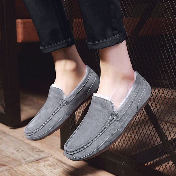 Ανδρικά μοκασίνια με φόδρα