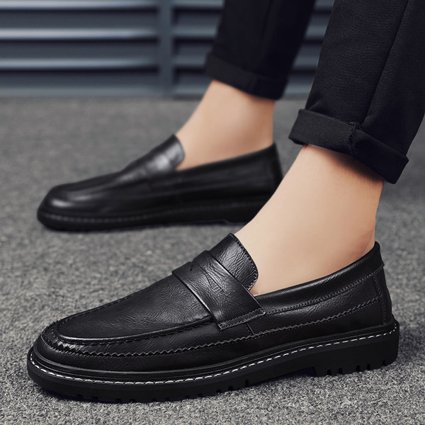 Vīriešu mākslīgās ādas ikdienas apavi